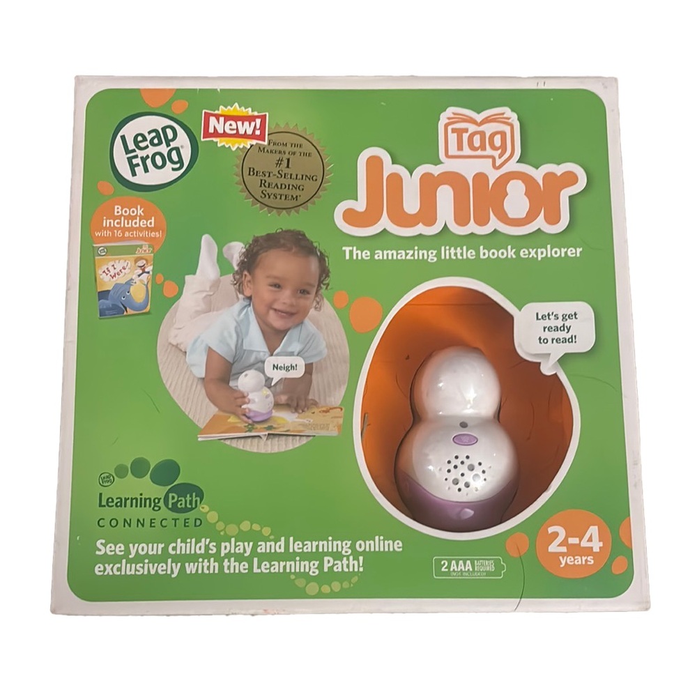 LeapFrog Tag Junior Interactive Book Explorer - Purple and White
